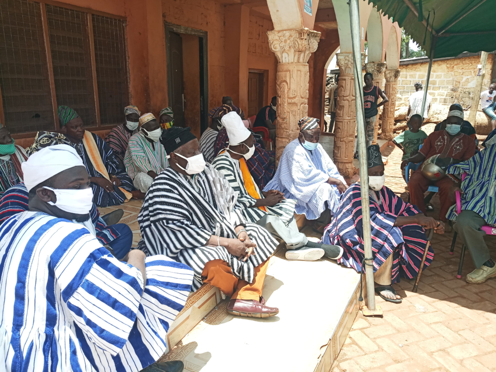 Mossi Chiefs at ancestral home