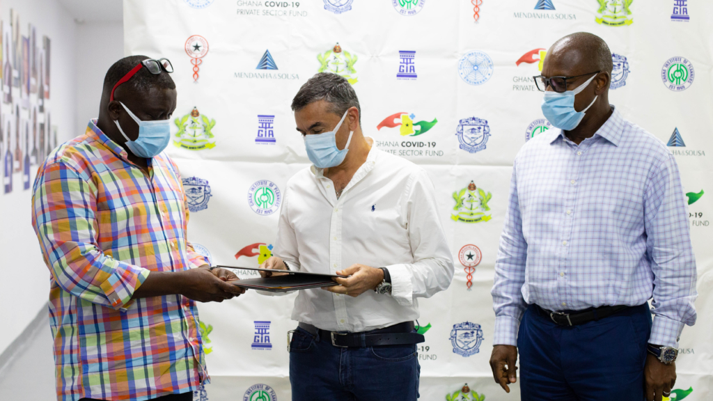 Ghana Covid-19 Private Sector Fund honours project teams after handover of Infectious Disease Centre