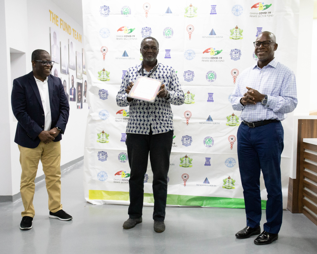 Ghana Covid-19 Private Sector Fund honours project teams after handover of Infectious Disease Centre