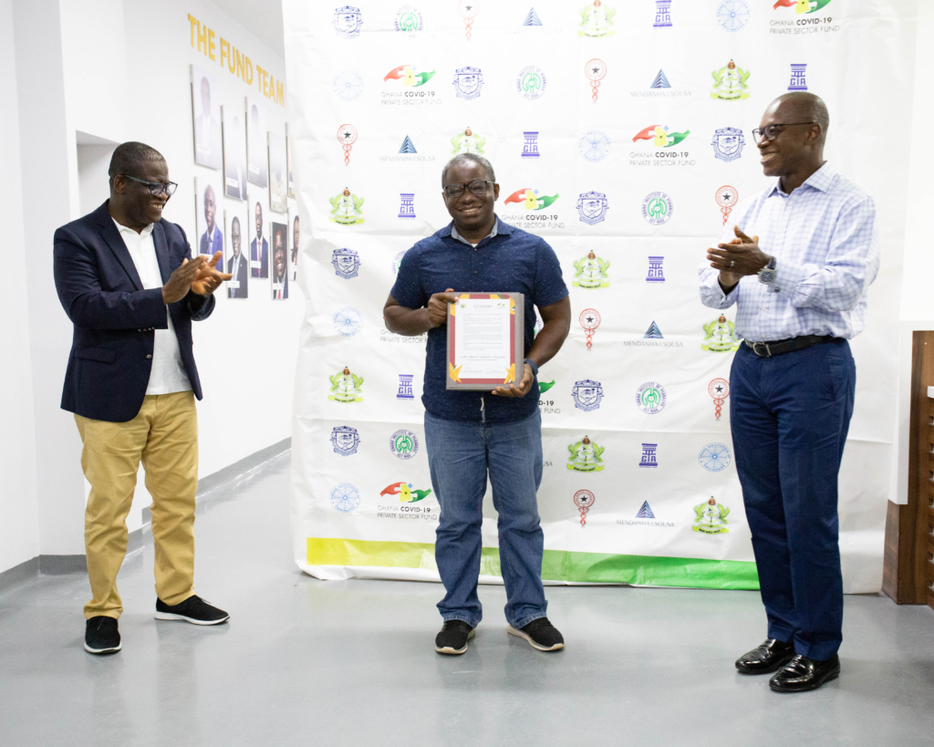 Ghana Covid-19 Private Sector Fund honours project teams after handover of Infectious Disease Centre