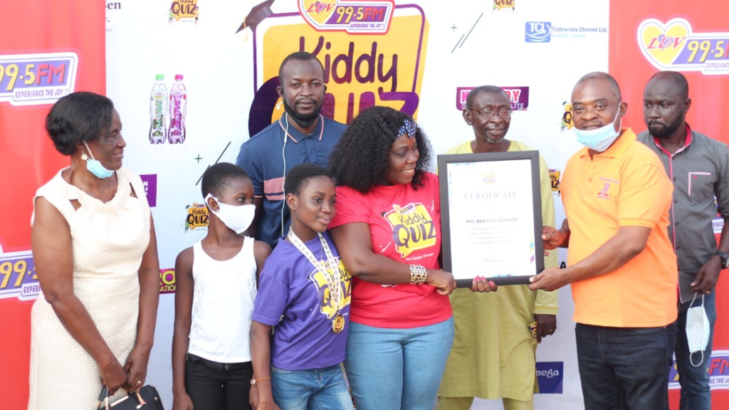 11-year-old Mary-Ann Odoom wins maiden Luv FM Kiddy Quiz