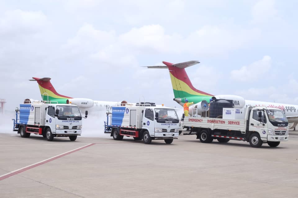 Aviation Ministry partners Zoomlion to disinfect Kotoka International Airport ahead of reopening
