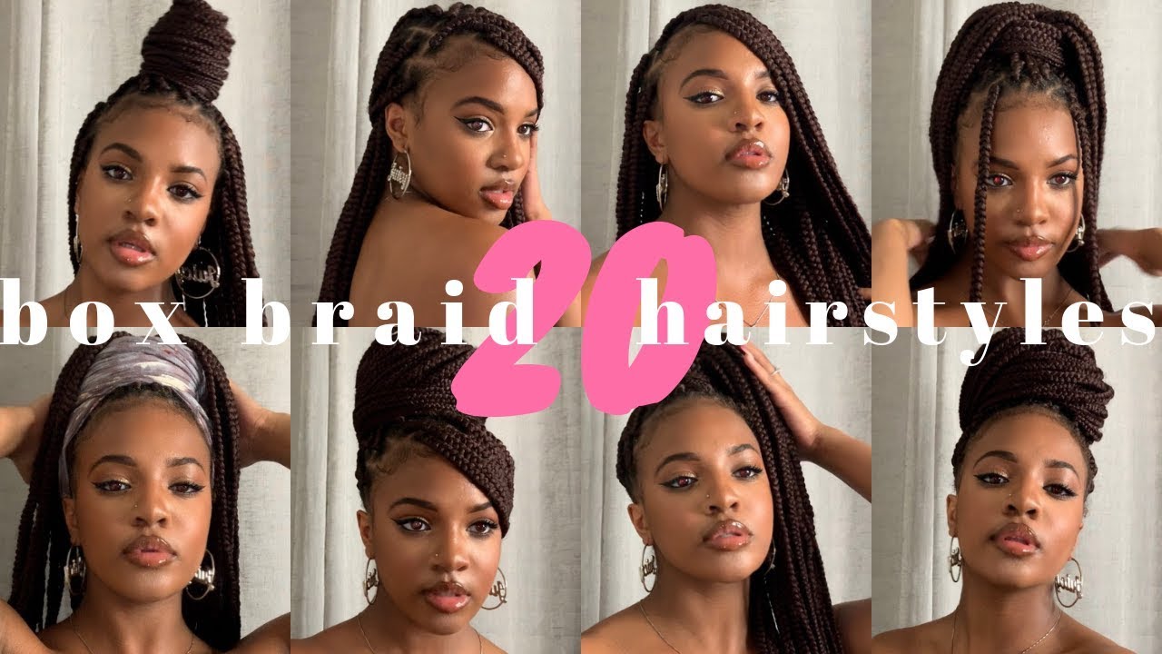 Different Ways To Style Your Box Braids MyJoyOnline Different Ways To Style Your Box Braids MyJoyOnline