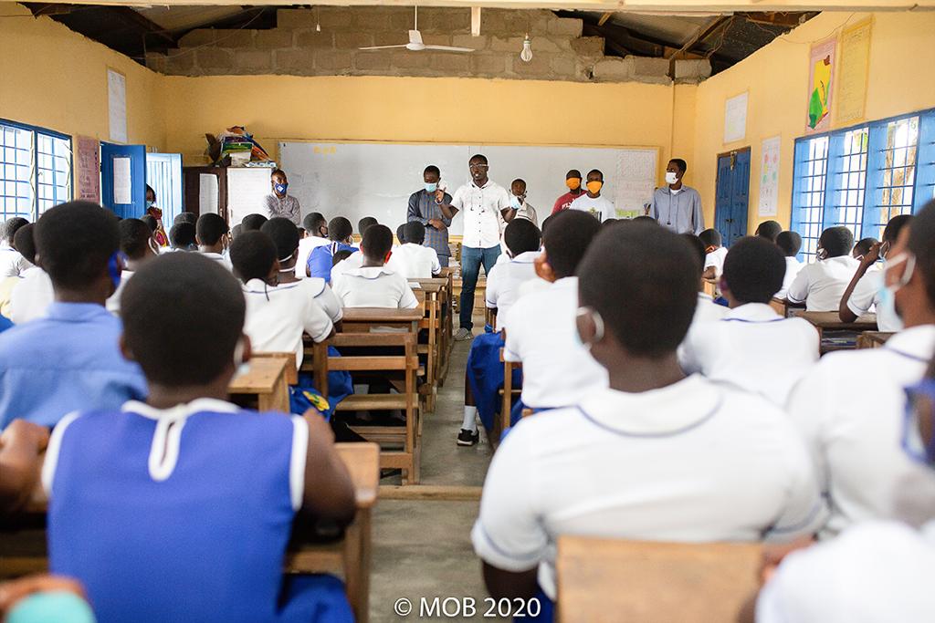 Michael Okyere Baafi supports BECE candidates in New Juaben South