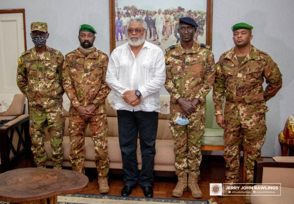 Rawlings receives Malian military leaders – MyJoyOnline.com