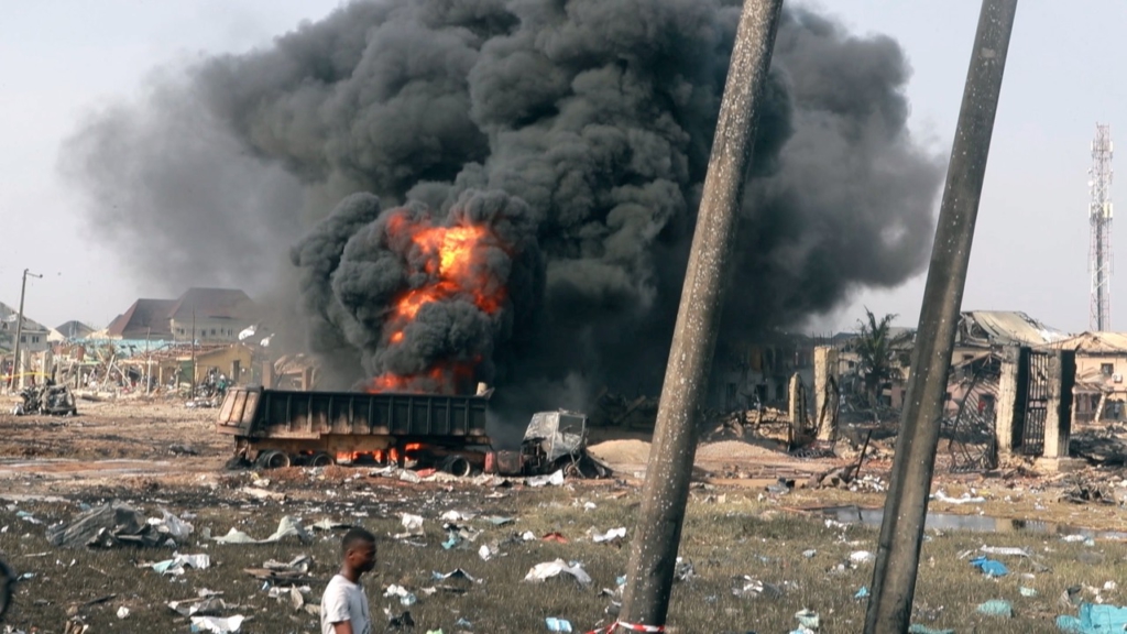 BBC Africa Eye uncovers new evidence that contradicts the official explanation for the Lagos explosion in March