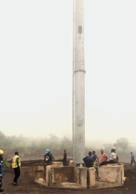 Peter Amewu facilitates mobile telecom service installation in Hohoe communities