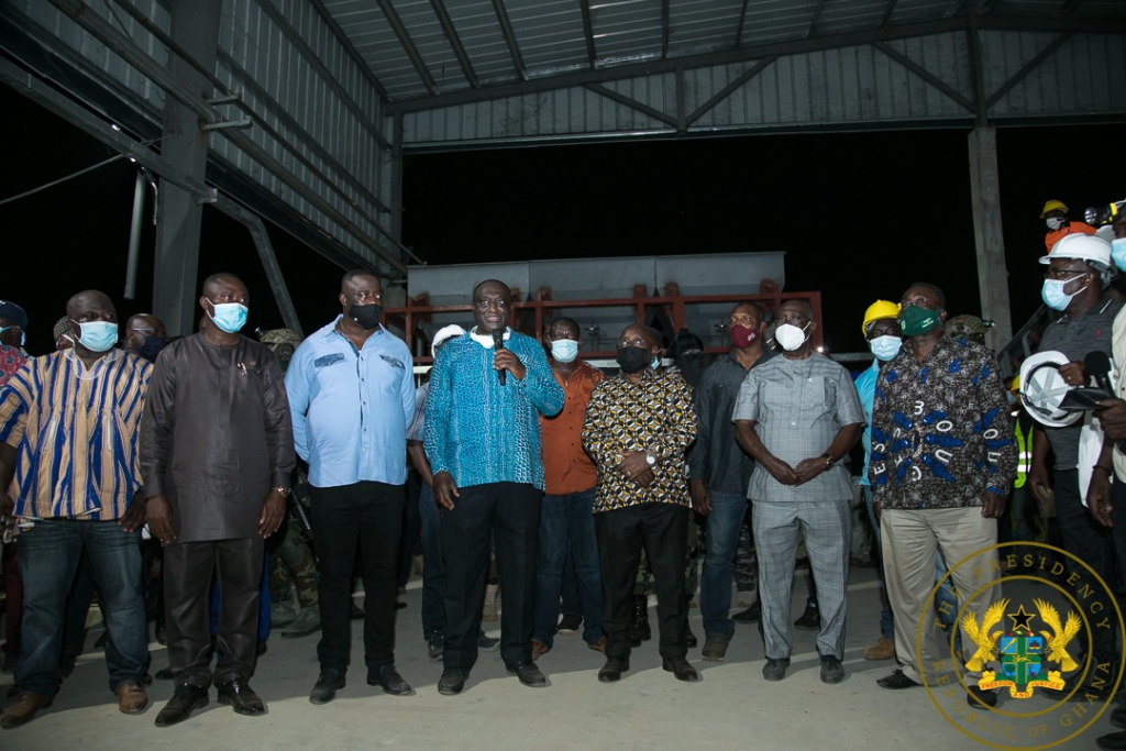 1D1F: President Akufo-Addo inspects $34m starch processing factory at Amantin 1D1F: President Akufo-Addo inspects $34m starch processing factory at Amantin