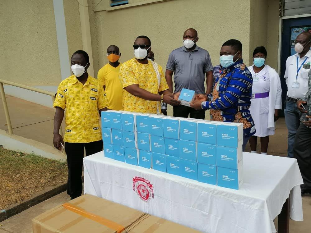 MTN Ghana Foundation boosts 'Wear It For Me' campaign with 88,000 face masks to health workers