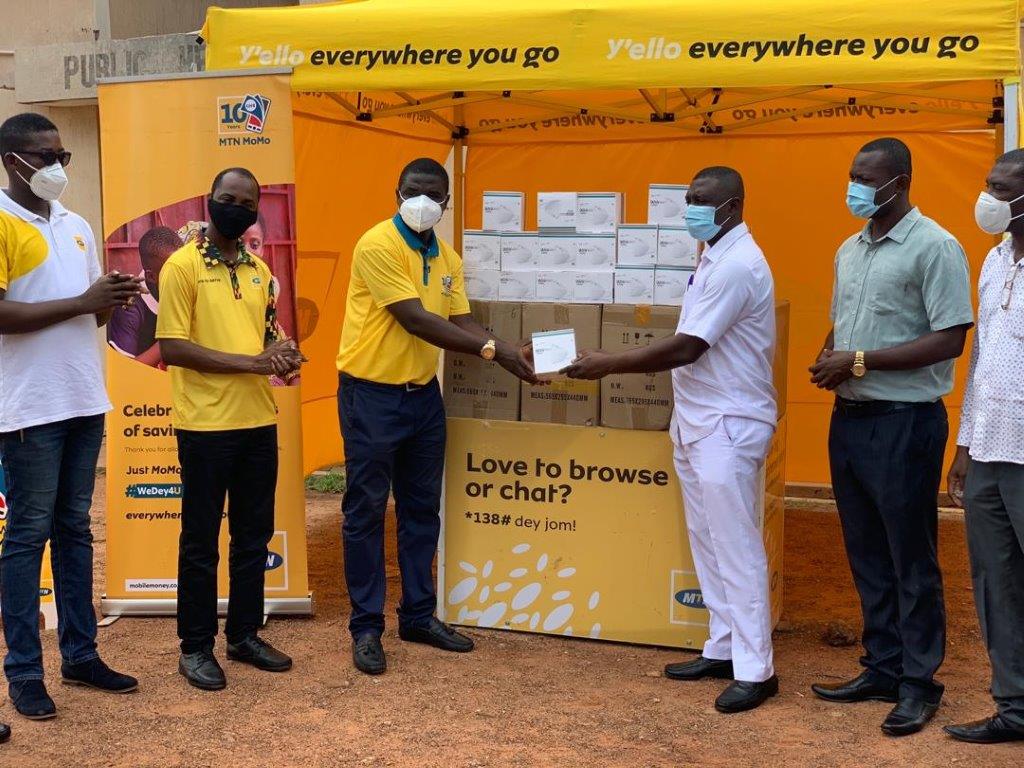 MTN Ghana Foundation boosts 'Wear It For Me' campaign with 88,000 face masks to health workers