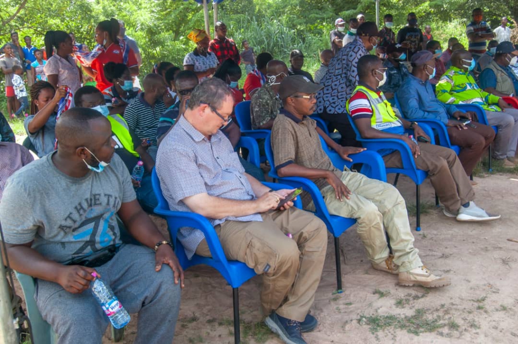 Roads and Energy Ministers inspect ongoing road projects in Hohoe