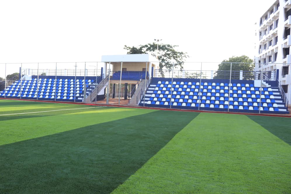 Akufo-Addo commissions UPSA AstroTurf stadium Akufo-Addo commissions UPSA AstroTurf stadium