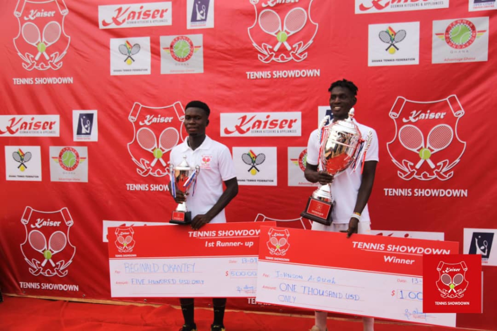 Johnson Acquah wins maiden Kaiser Tennis Showdown