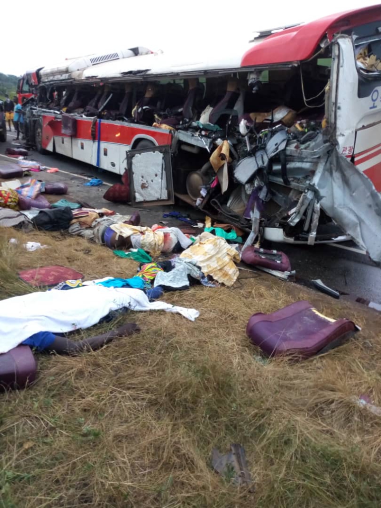 14 dead, over 50 others injured in gory accident at Kyekyewere