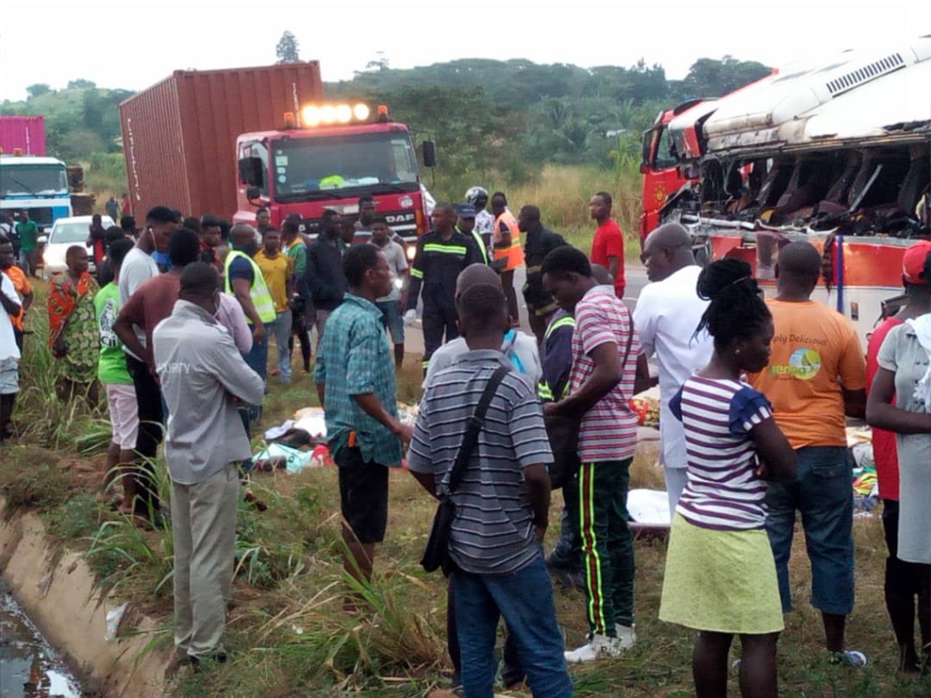 14 dead, over 50 others injured in gory accident at Kyekyewere