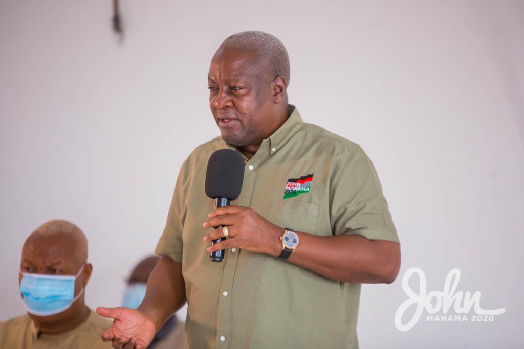 John Mahama in Bono East Region