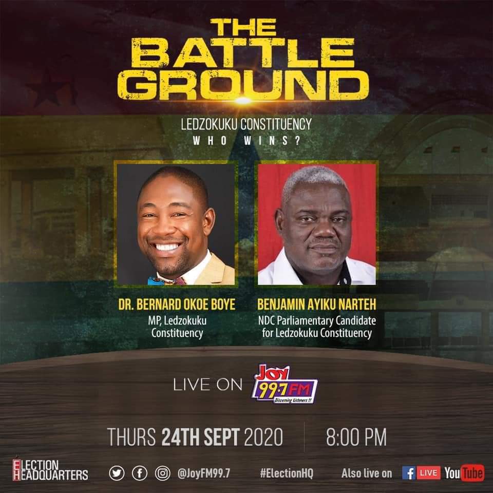 Joy FM’s ‘Battle Ground’ moves to Ledzokuku constituency