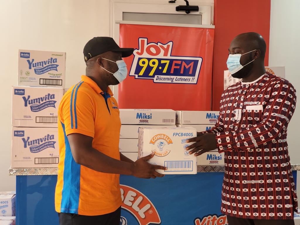 Cowbell, Enterprise Group donate to Joy FM #UpToUs Campaign