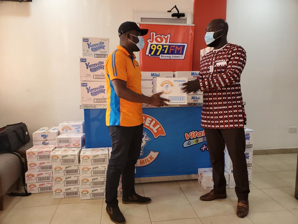 Cowbell, Enterprise Group donate to Joy FM #UpToUs Campaign