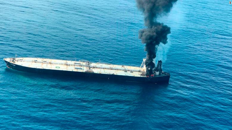 One dead as firefighters battle blaze aboard oil tanker off Sri Lanka