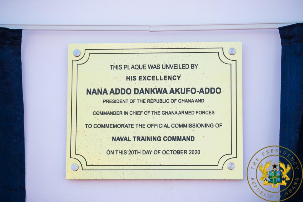 Akufo-Addo commissions Naval Training Command in Volta Region