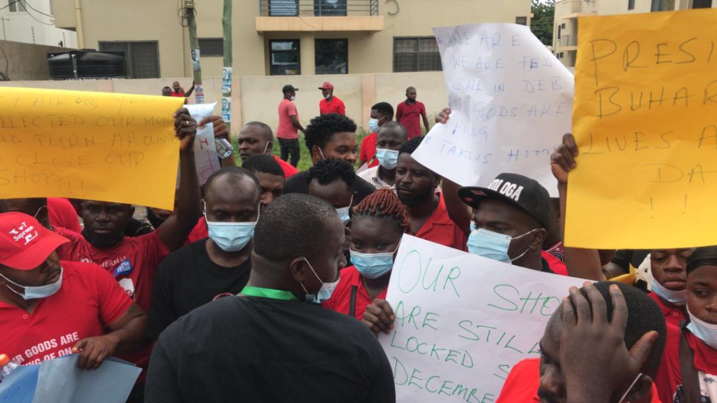 Nigerian traders picket High Commission in Ghana over closure of shops