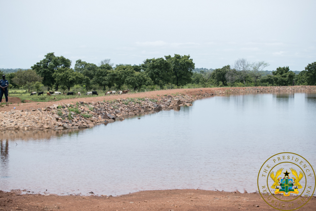 Akufo-Addo inspects completed Namoligo ‘1-Village-1-Dam’ project