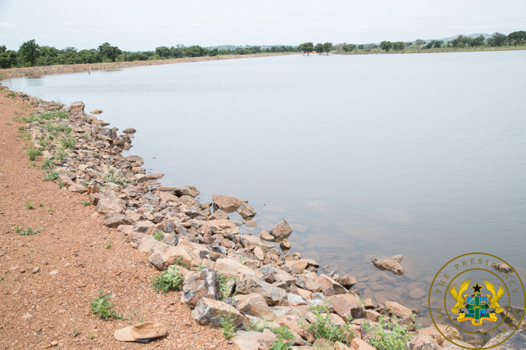 Akufo-Addo inspects completed Namoligo ‘1-Village-1-Dam’ project