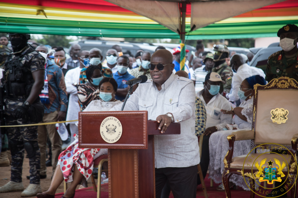 Akufo-Addo cuts sod for 40-bed Kpone and 400-bed Tema Regional hospitals