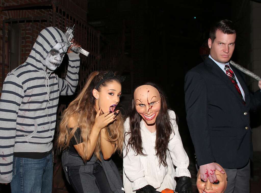 Ariana Grande and more stars who got their scare on at universal studio's halloween horror nights