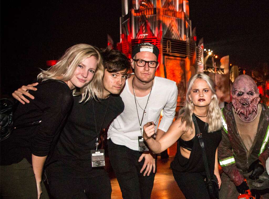 Ariana Grande and more stars who got their scare on at universal studio's halloween horror nights