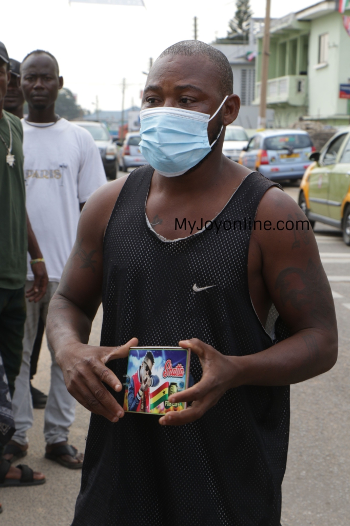Photos of driver who abandoned his passengers to follow his idol Shatta Wale