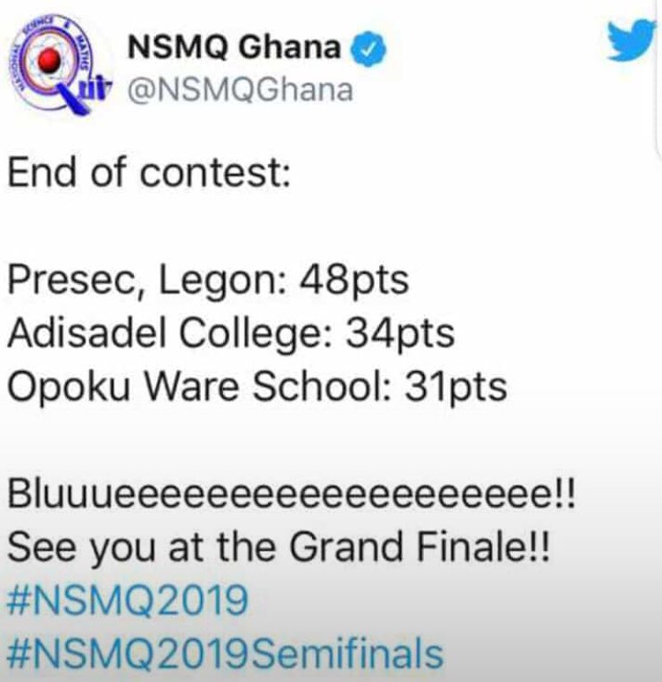 NSMQ Presec