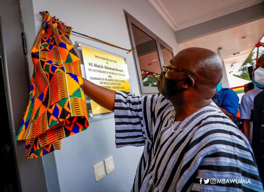 Veep hands over Infectious Disease Centre to 37 Military Hospital