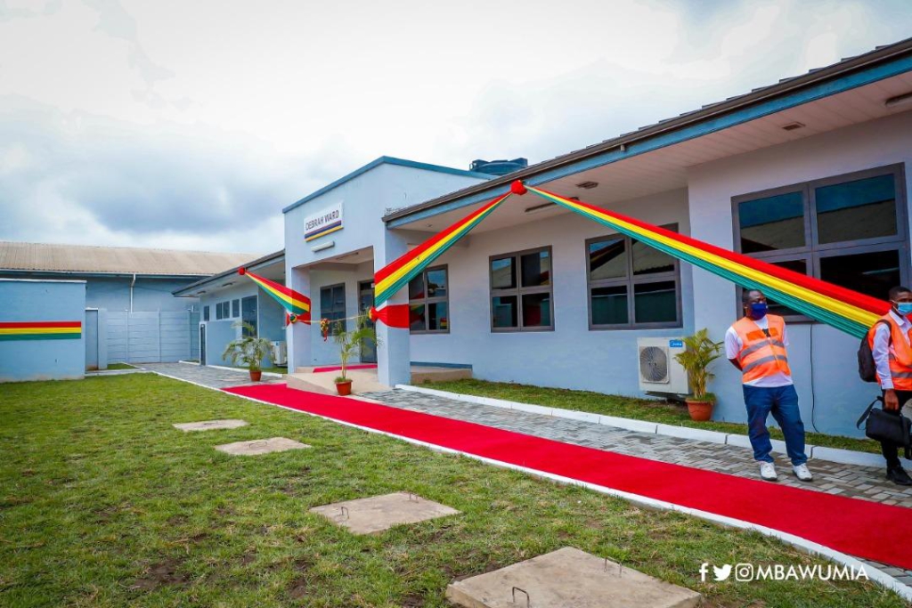 Veep hands over Infectious Disease Centre to 37 Military Hospital