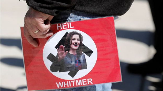 FBI busts militia 'plot' to abduct Michigan Gov Gretchen Whitmer