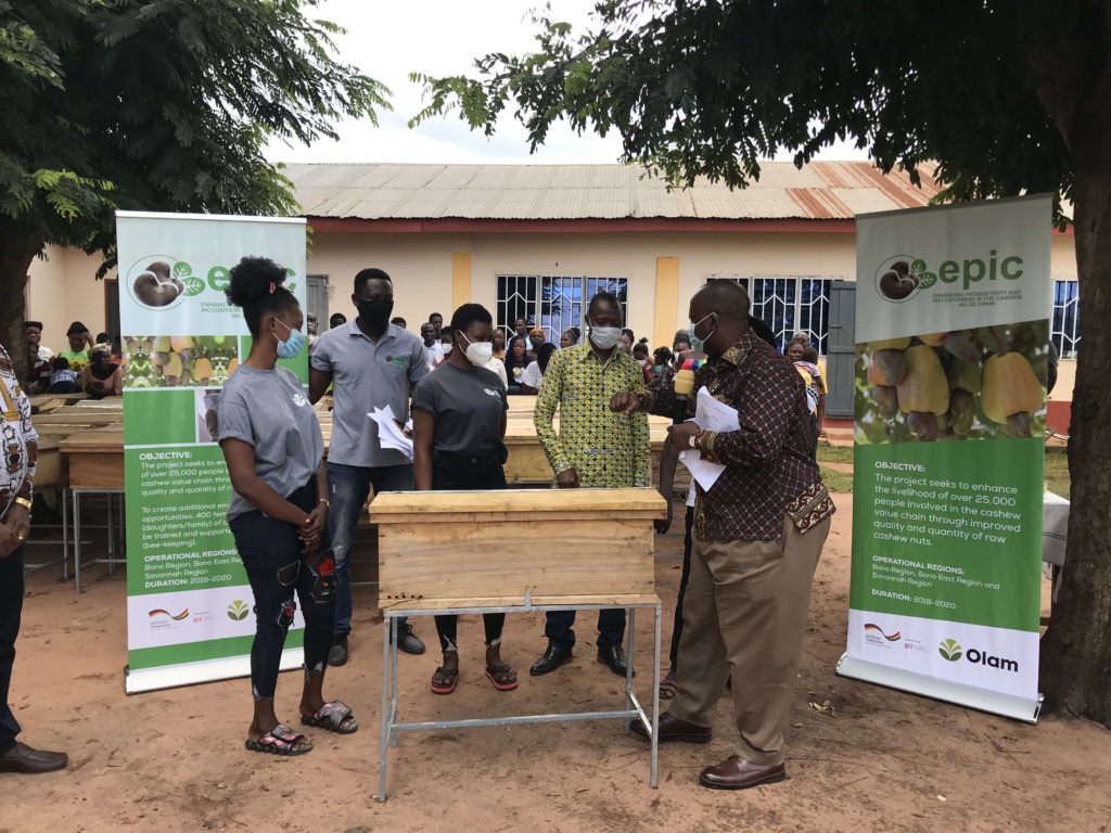 OLAM Ghana Cashew improving livelihood of female Cashew Farmers