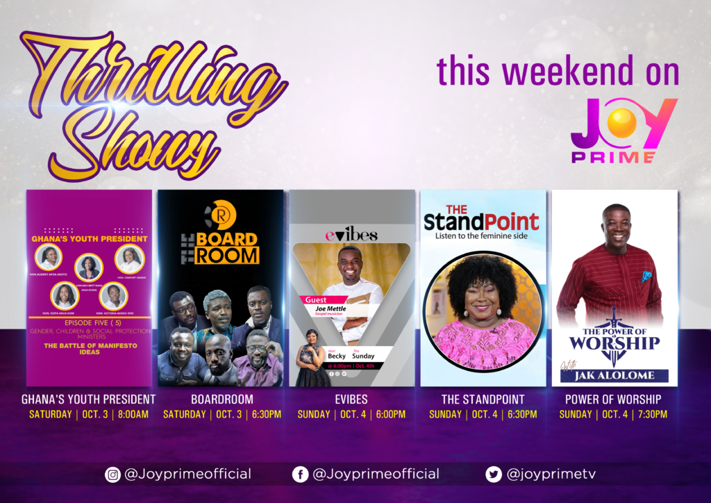 A thrilling weekend on Joy Prime
