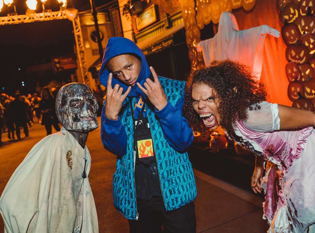 Ariana Grande and more stars who got their scare on at universal studio's halloween horror nights