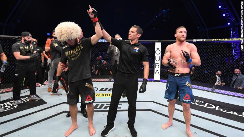 Tributes pour in for 'greatest champion in UFC history' Nurmagomedov after shock retirement