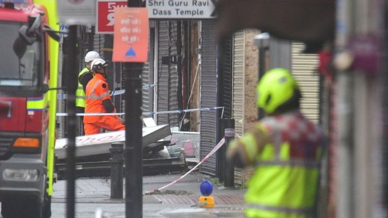 Southall: People feared dead after King Street gas explosion