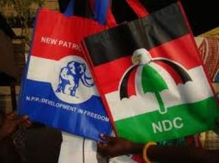 NDC and NPP flags