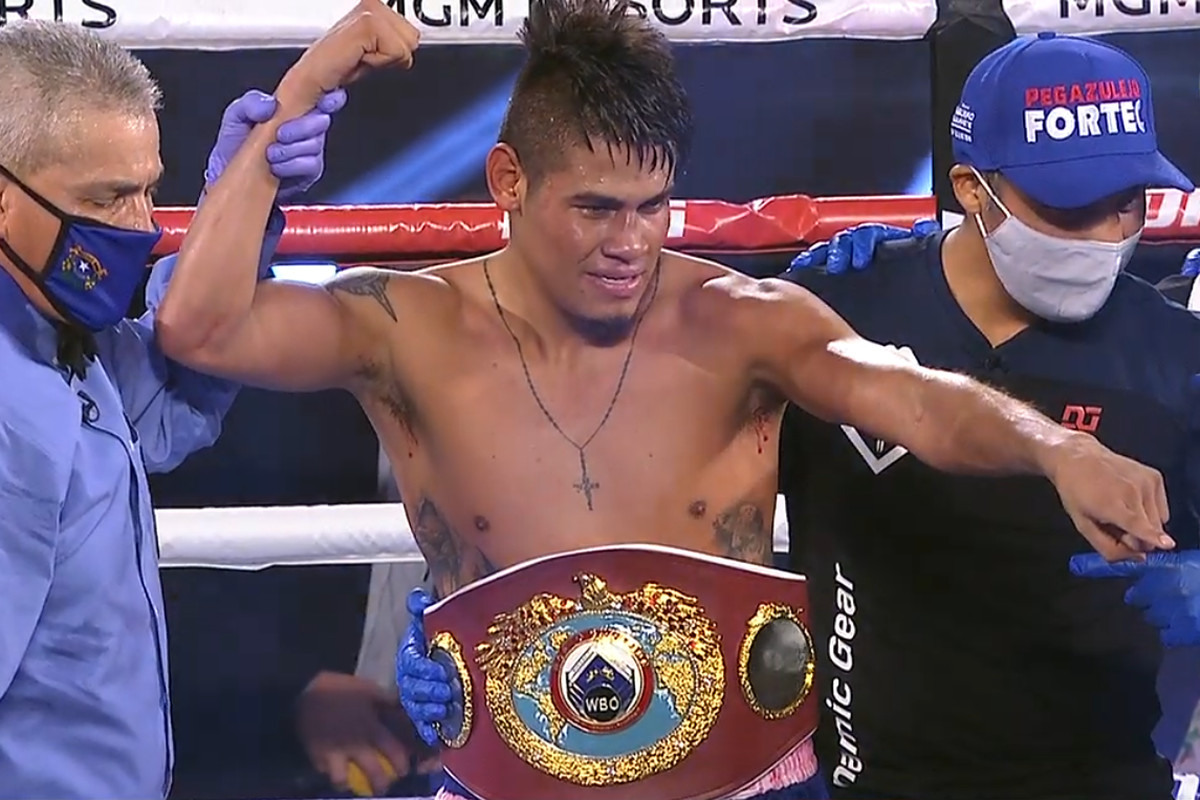 Emanuel Navarrete beats Ruben Villa to capture WBO featherweight title