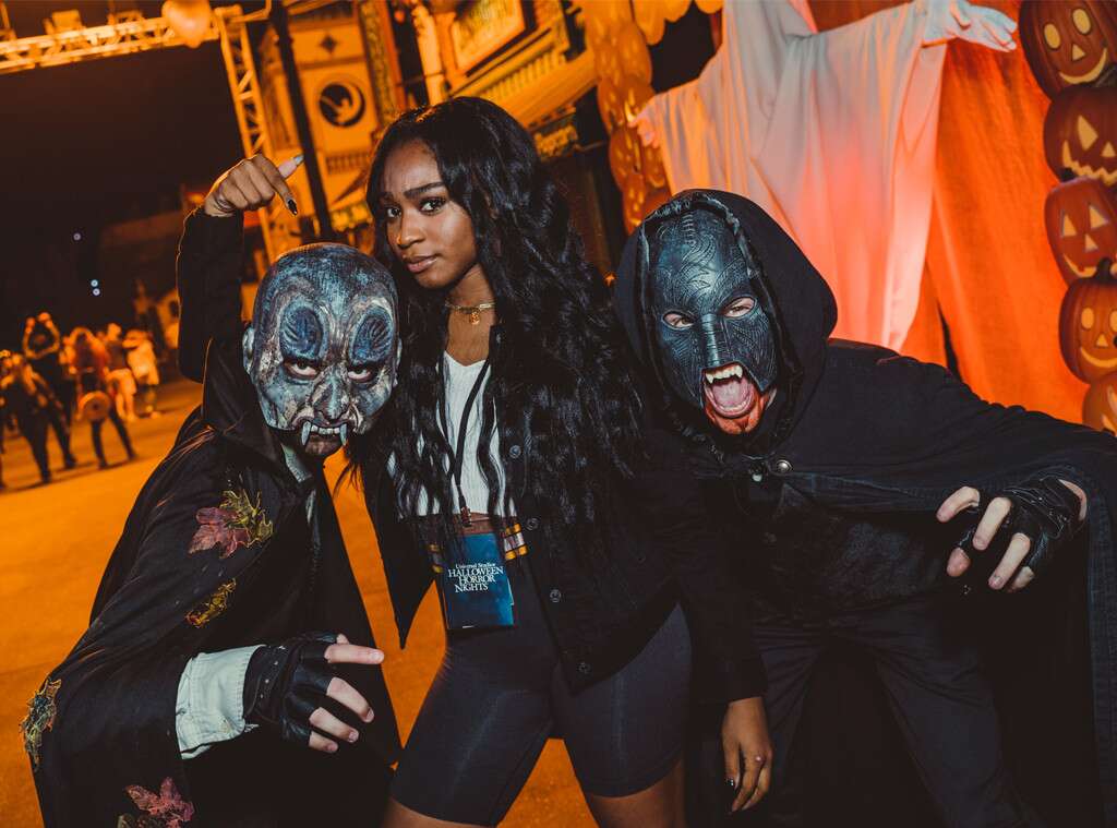 Ariana Grande and more stars who got their scare on at universal studio's halloween horror nights