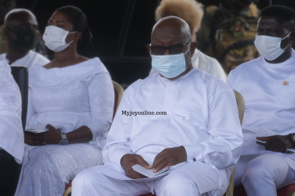 Photos from Rawlings’ mother's burial service at State House