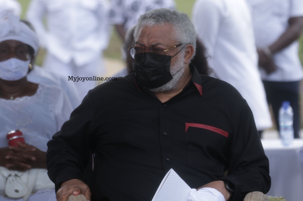 Photos from Rawlings’ mother's burial service at State House
