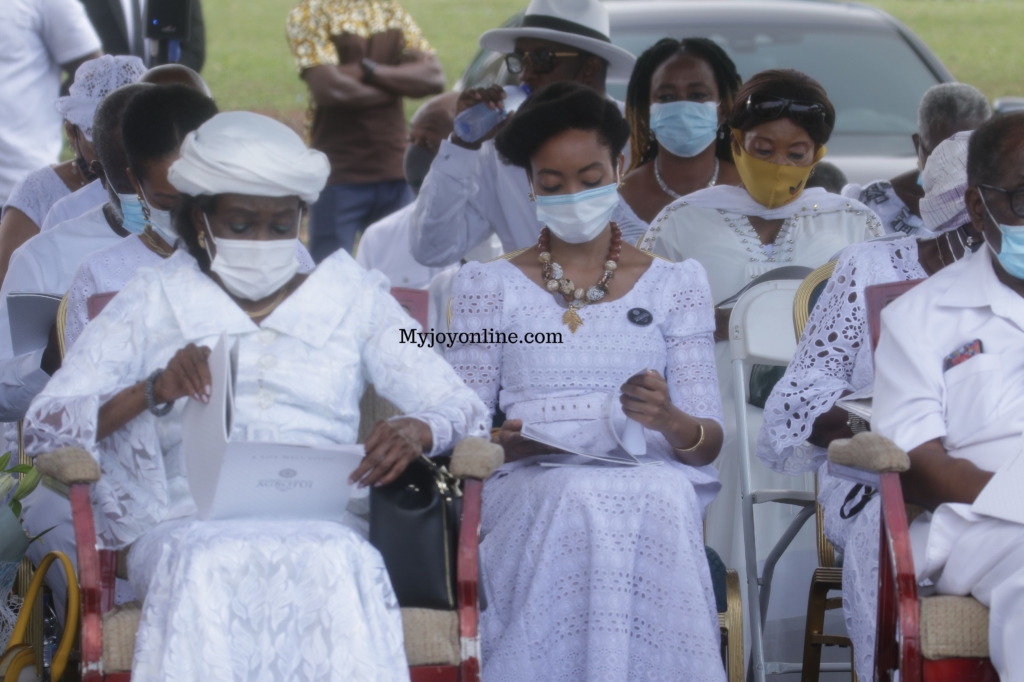 Photos from Rawlings’ mother's burial service at State House