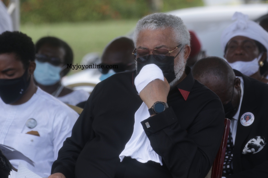 Photos from Rawlings’ mother's burial service at State House