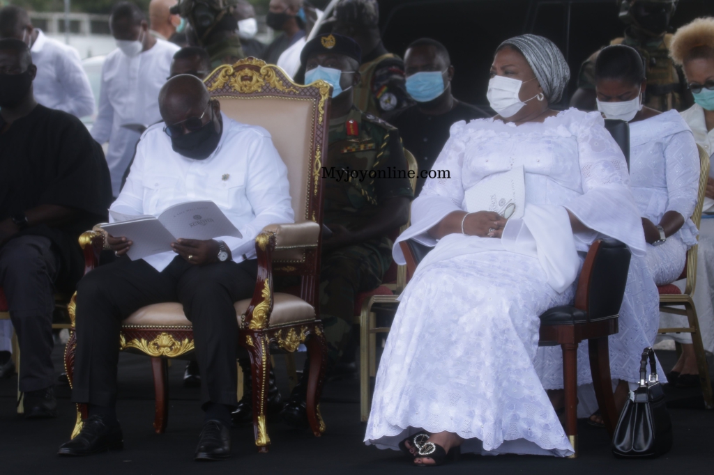 Photos from Rawlings’ mother's burial service at State House