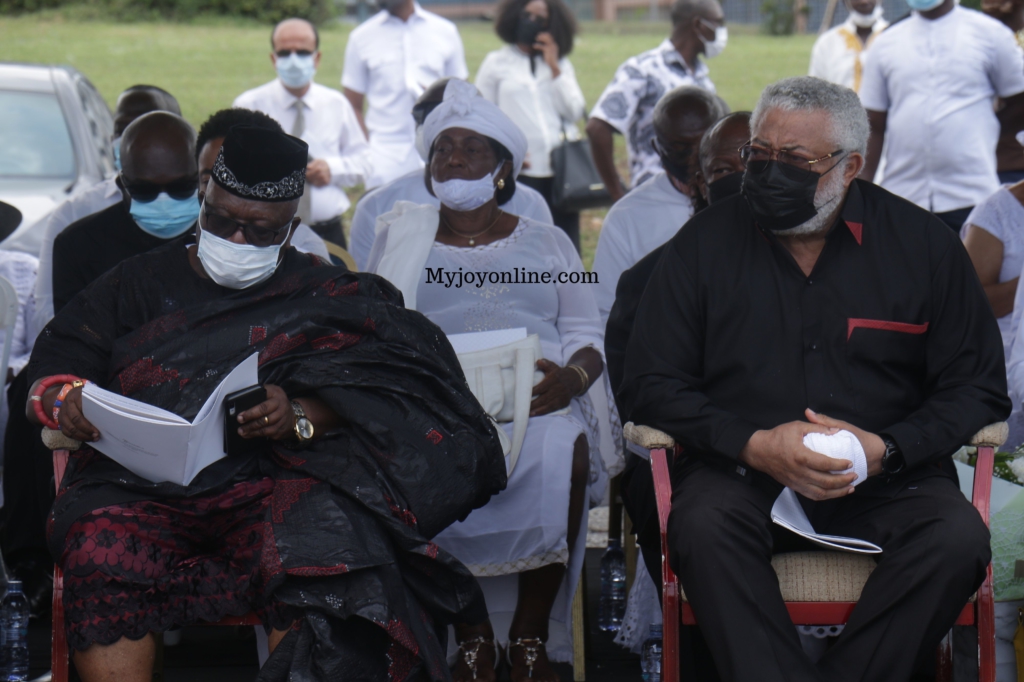 Photos from Rawlings’ mother's burial service at State House